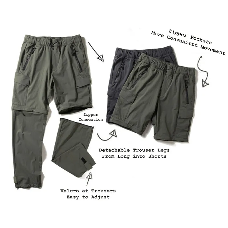 QUICKDRY 2-WAY SLACKS CONVERSION SHORTS & TROUSERS