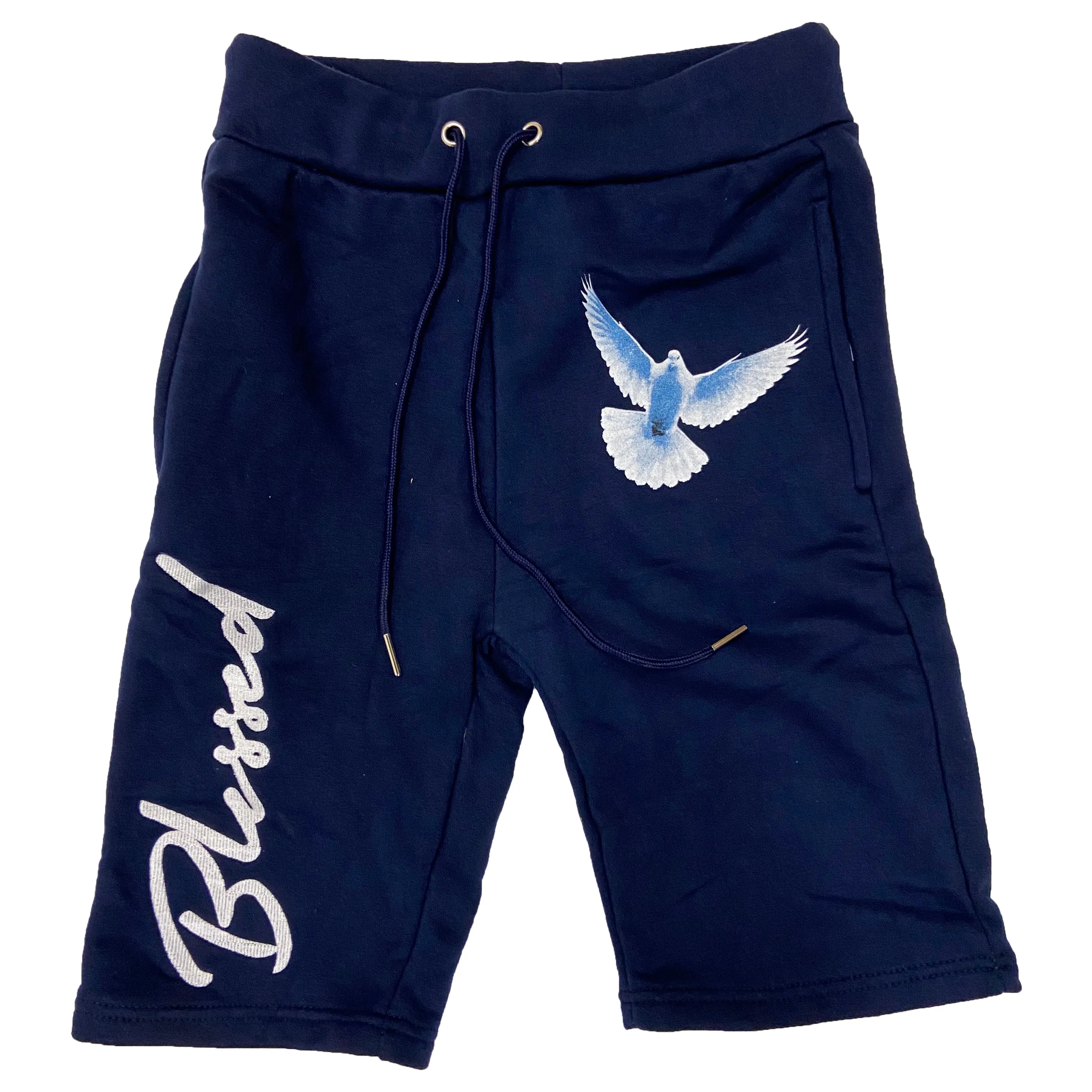 Retro Label Blessed Shorts (Retro 12 Legends Indigo)