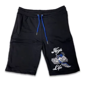 Retro Label High Life Shorts (Retro 1 KO Storm Blue)