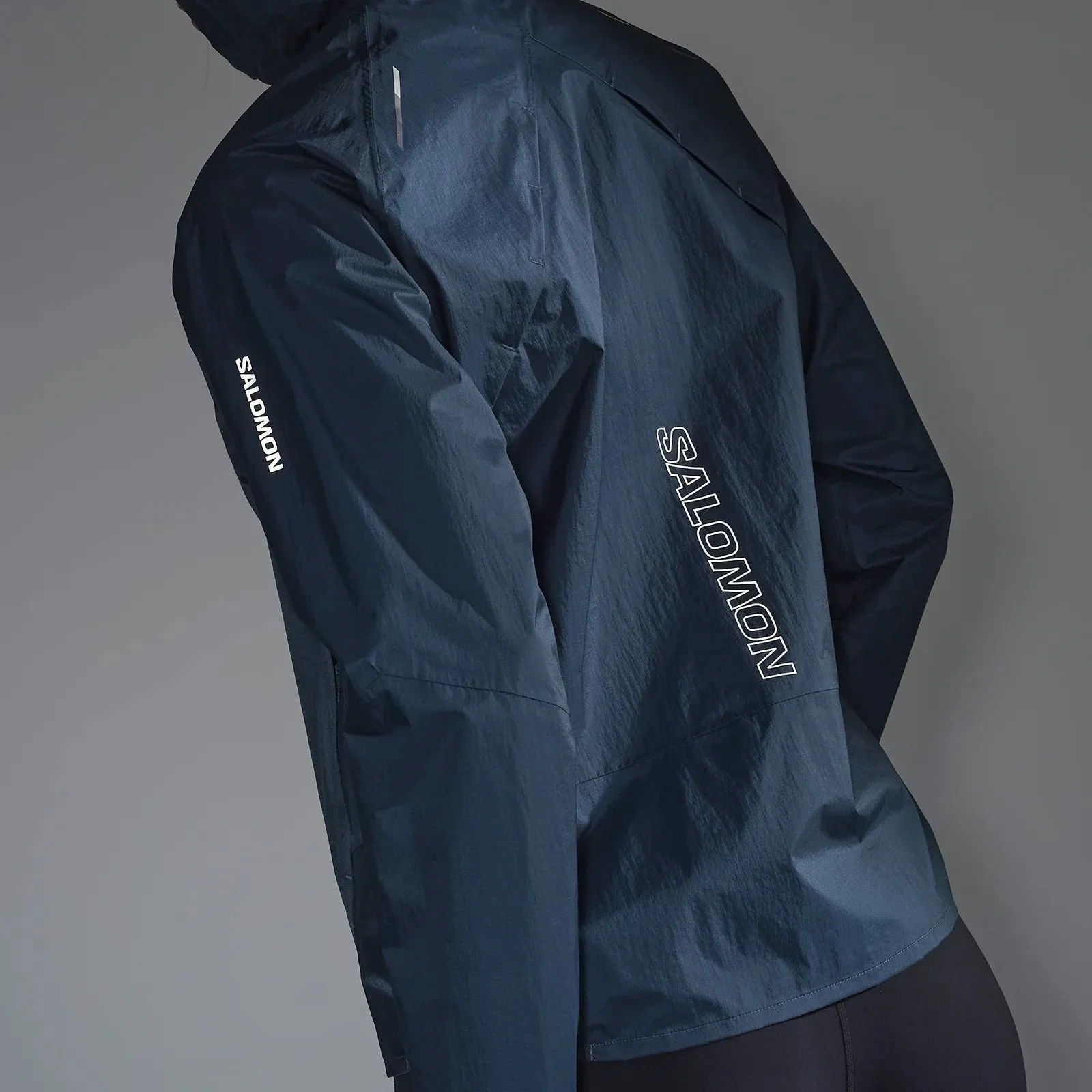 Salomon Bonatti Waterproof Jacket | Midnight Navy | Womens