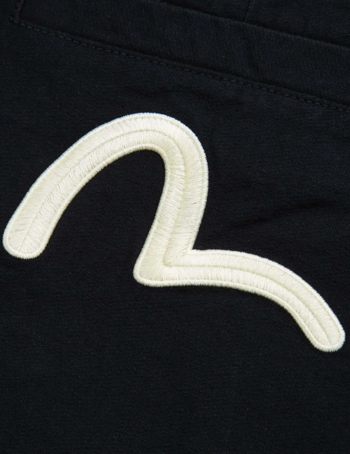 Seagull and Logo Embroidery Woven Jogger Pants