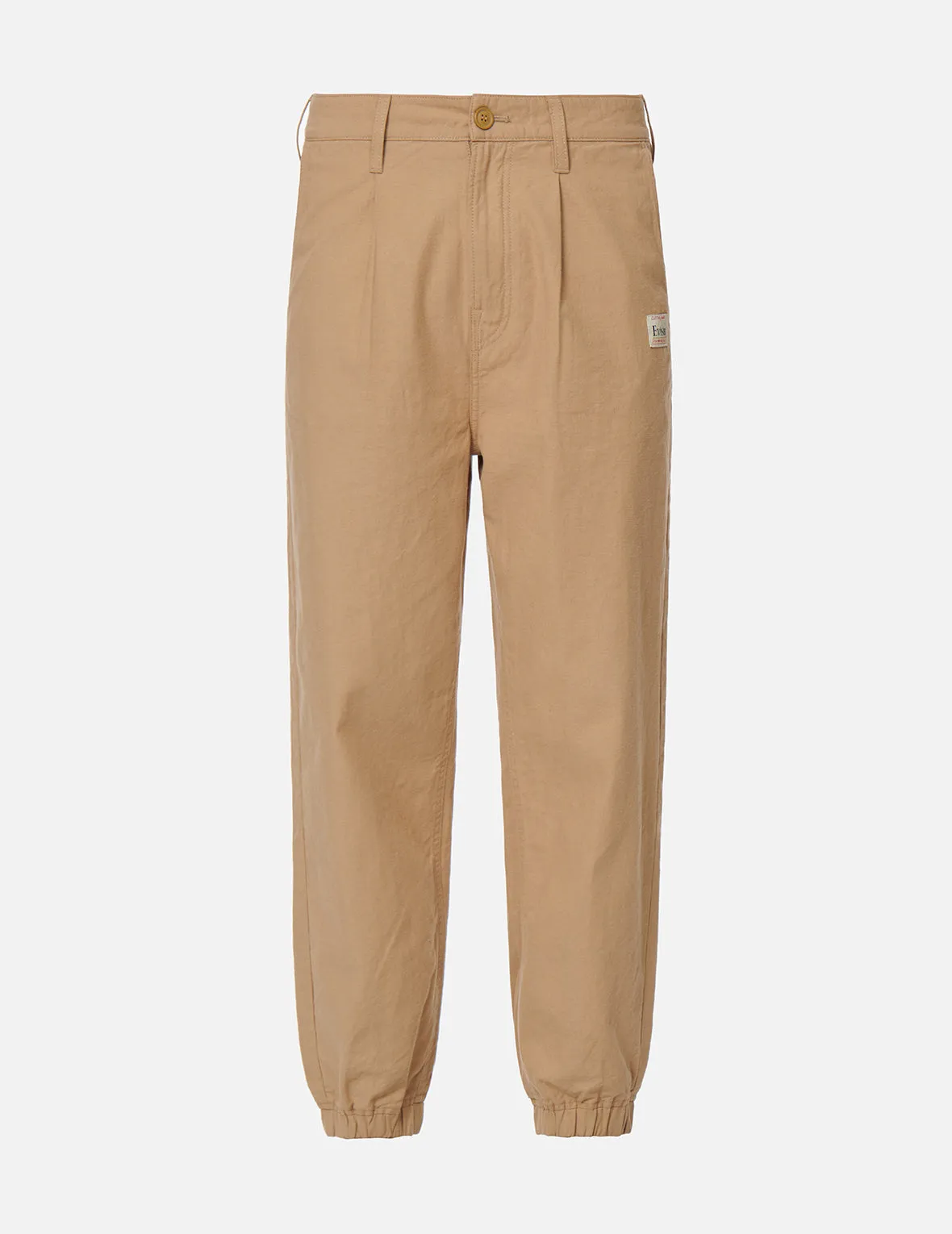 Seagull and Logo Embroidery Woven Jogger Pants