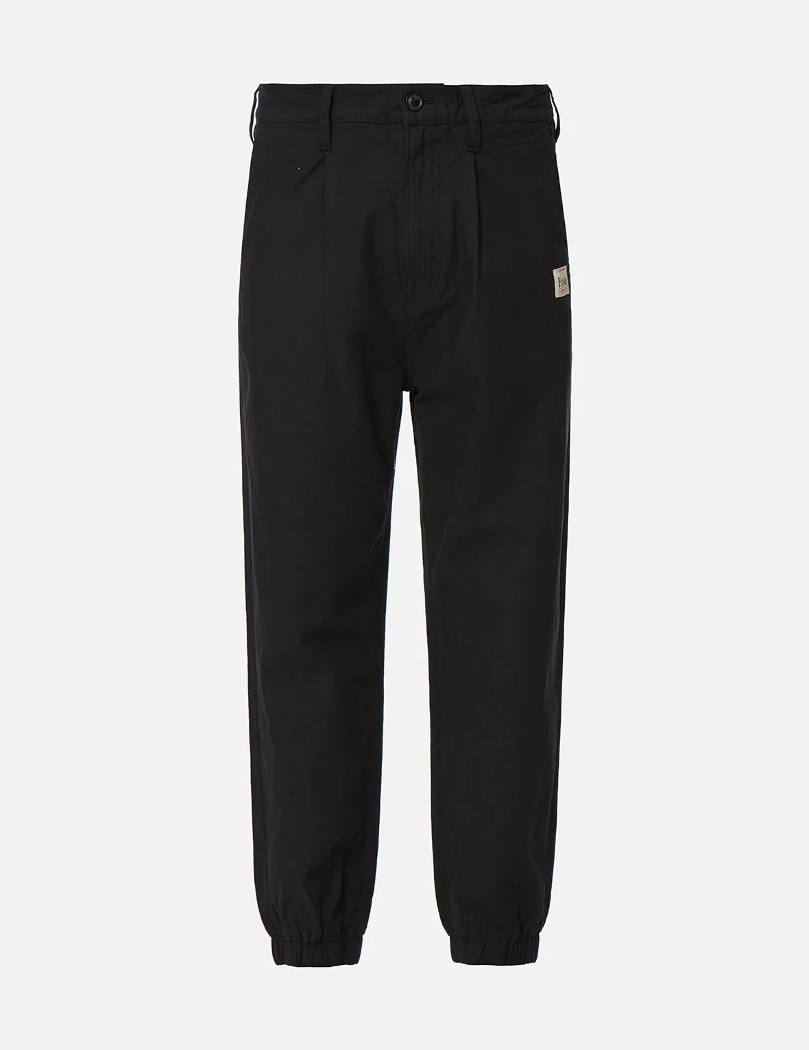 Seagull and Logo Embroidery Woven Jogger Pants