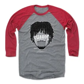 Shaedon Sharpe Portland Player Silhouette Unisex Raglan Baseball T-Shirt