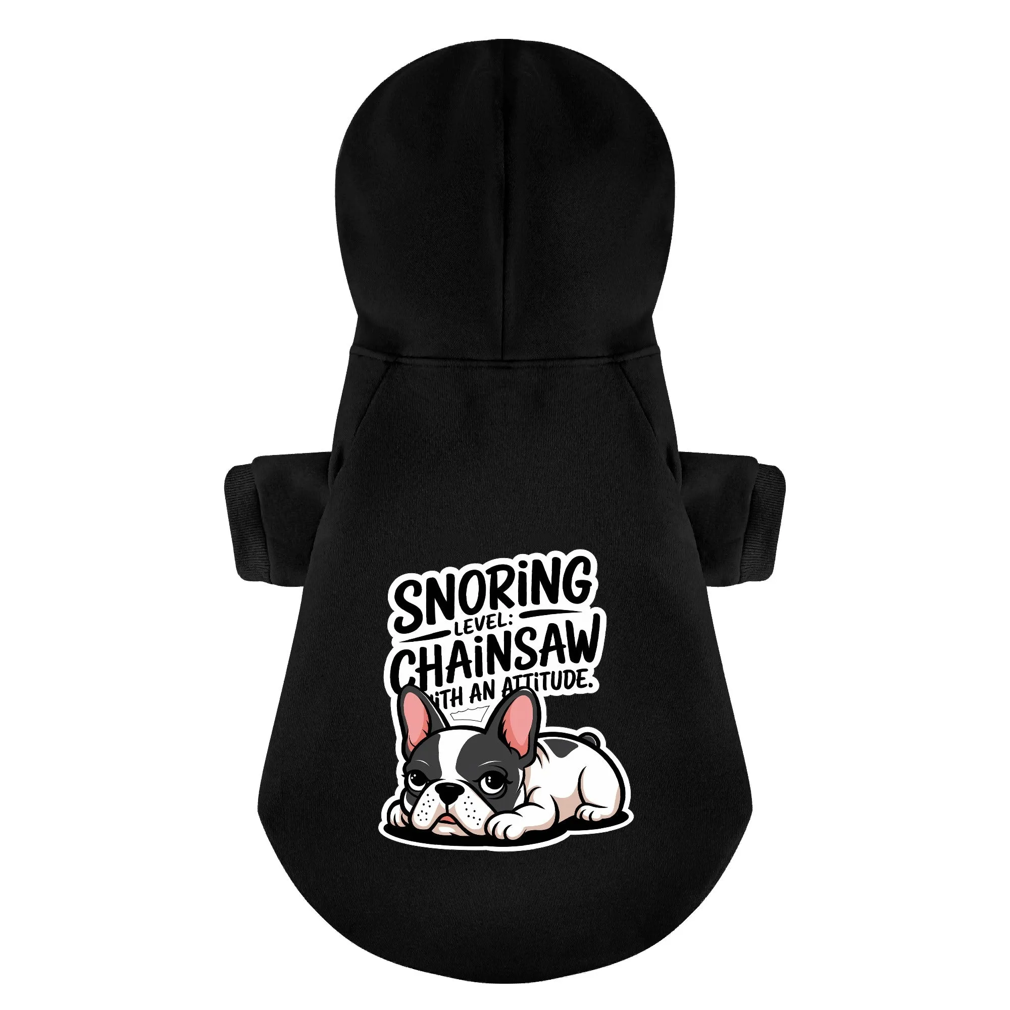 Snoring  - Personalized French Bulldog Hoodies with Funny Quotes – Stylish, Cozy, and Premium 100% Cotton