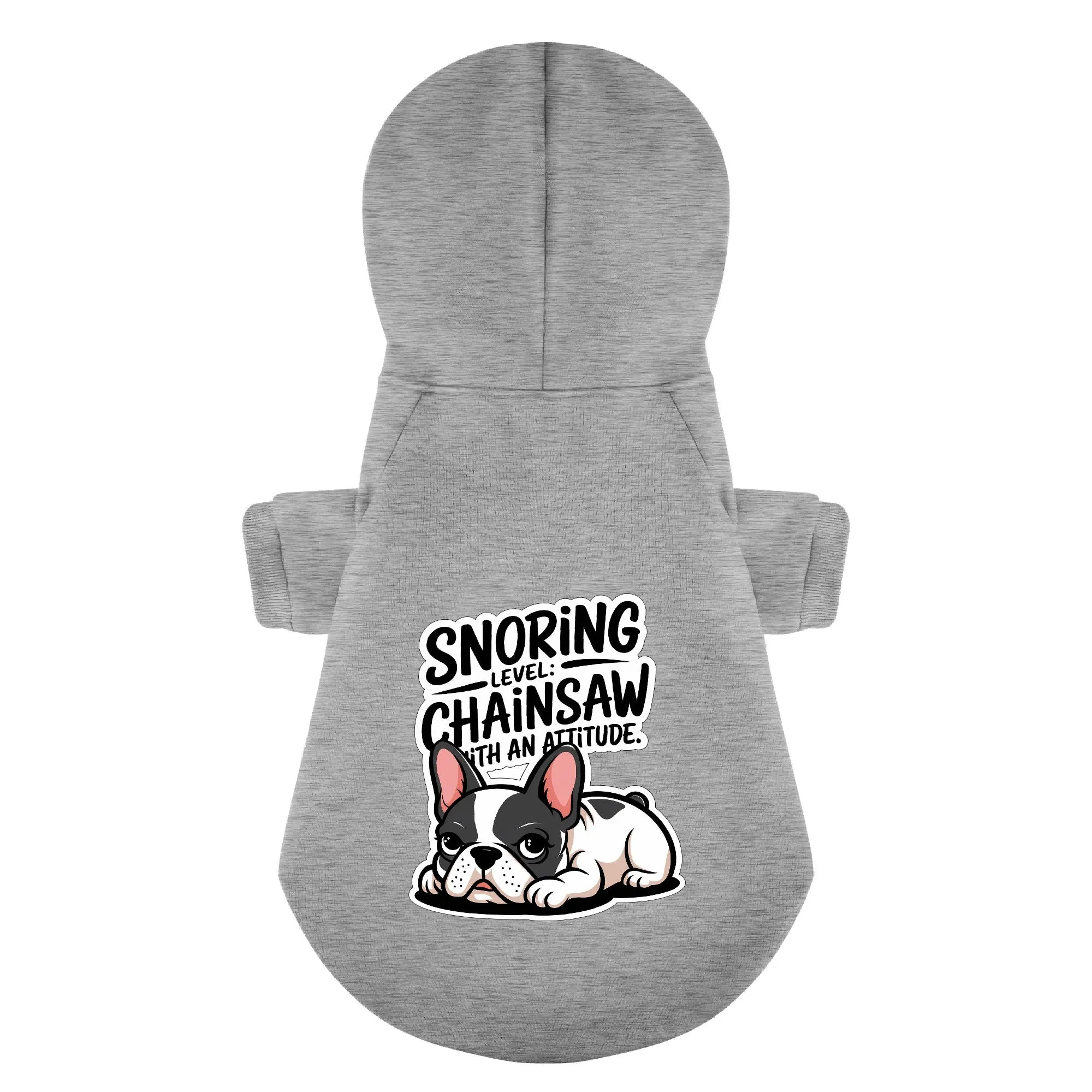 Snoring  - Personalized French Bulldog Hoodies with Funny Quotes – Stylish, Cozy, and Premium 100% Cotton