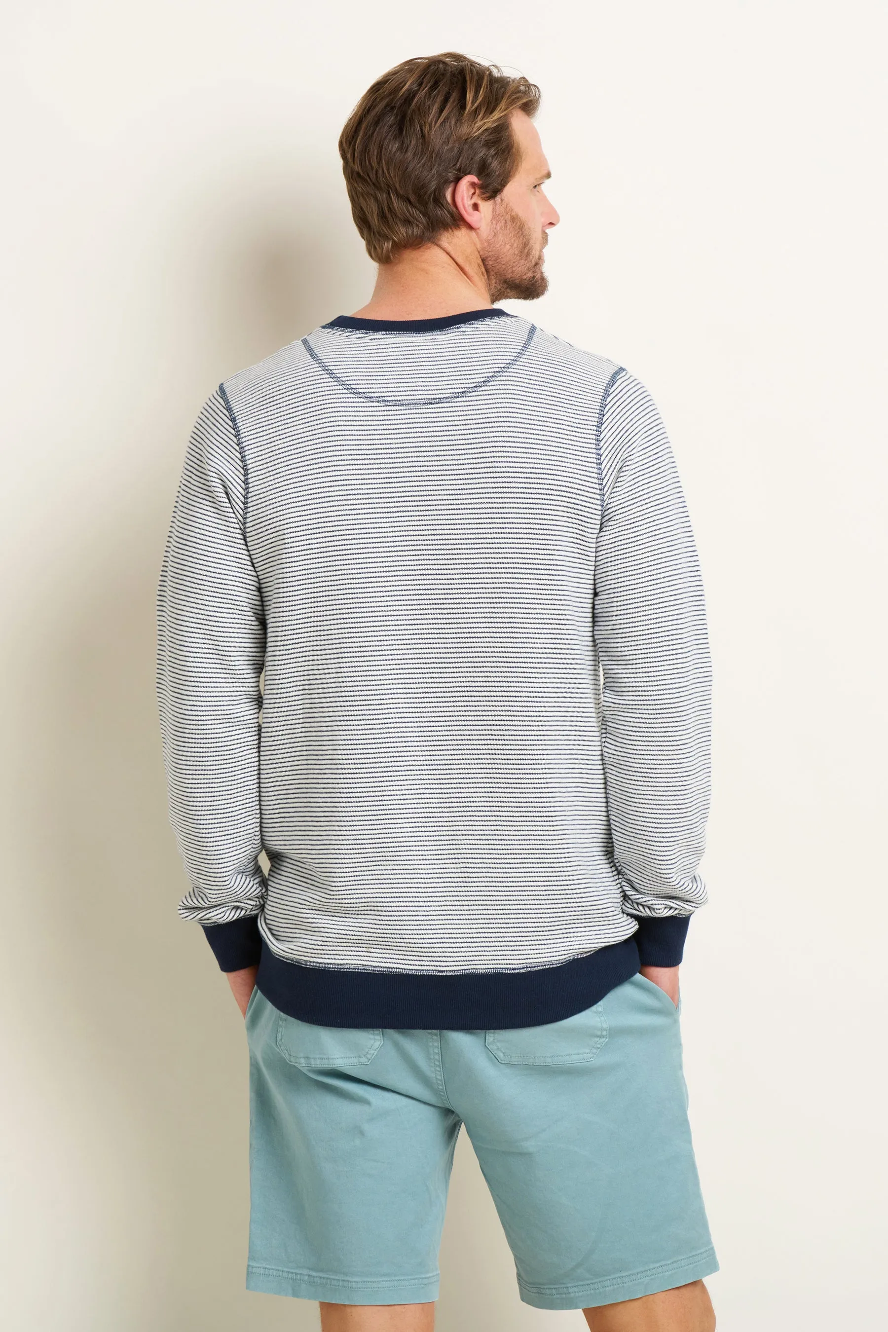 Stripe Crew Neck Sweat