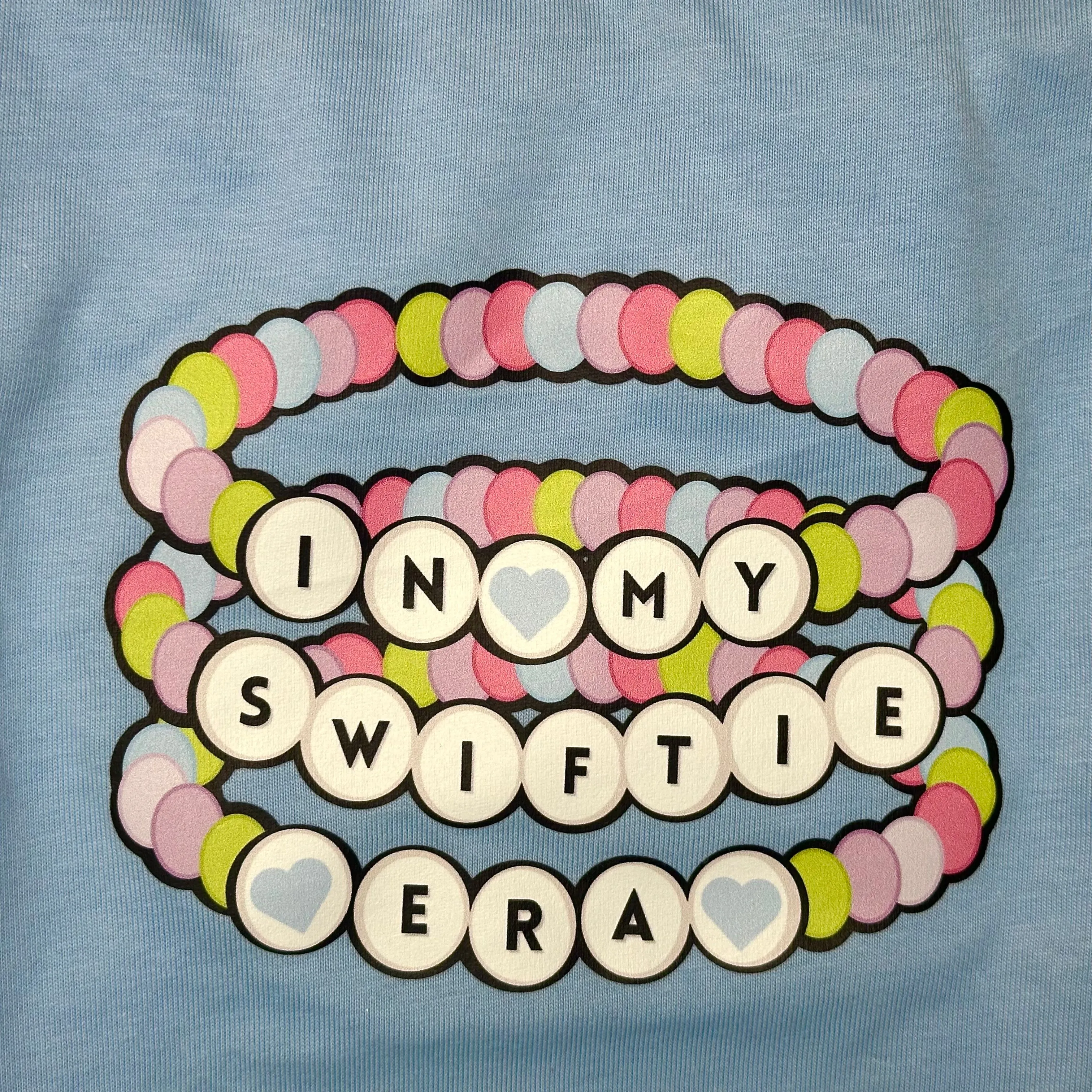 swiftie bracelet tee - blue