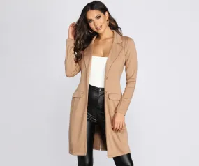 TastyHottie - Boss Babe Longline Blazer