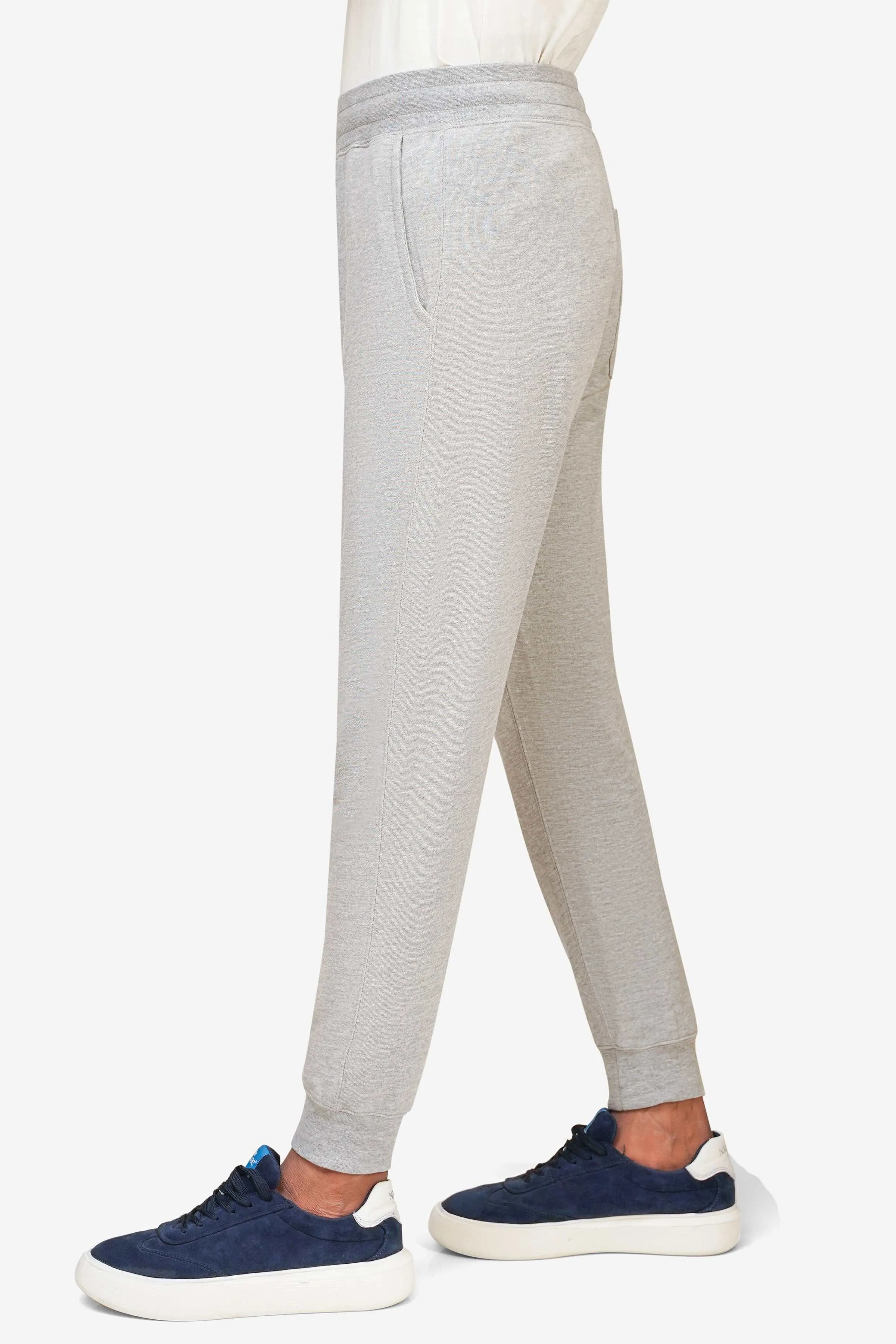 TERRY JOGGER TROUSER GREY MELANGE