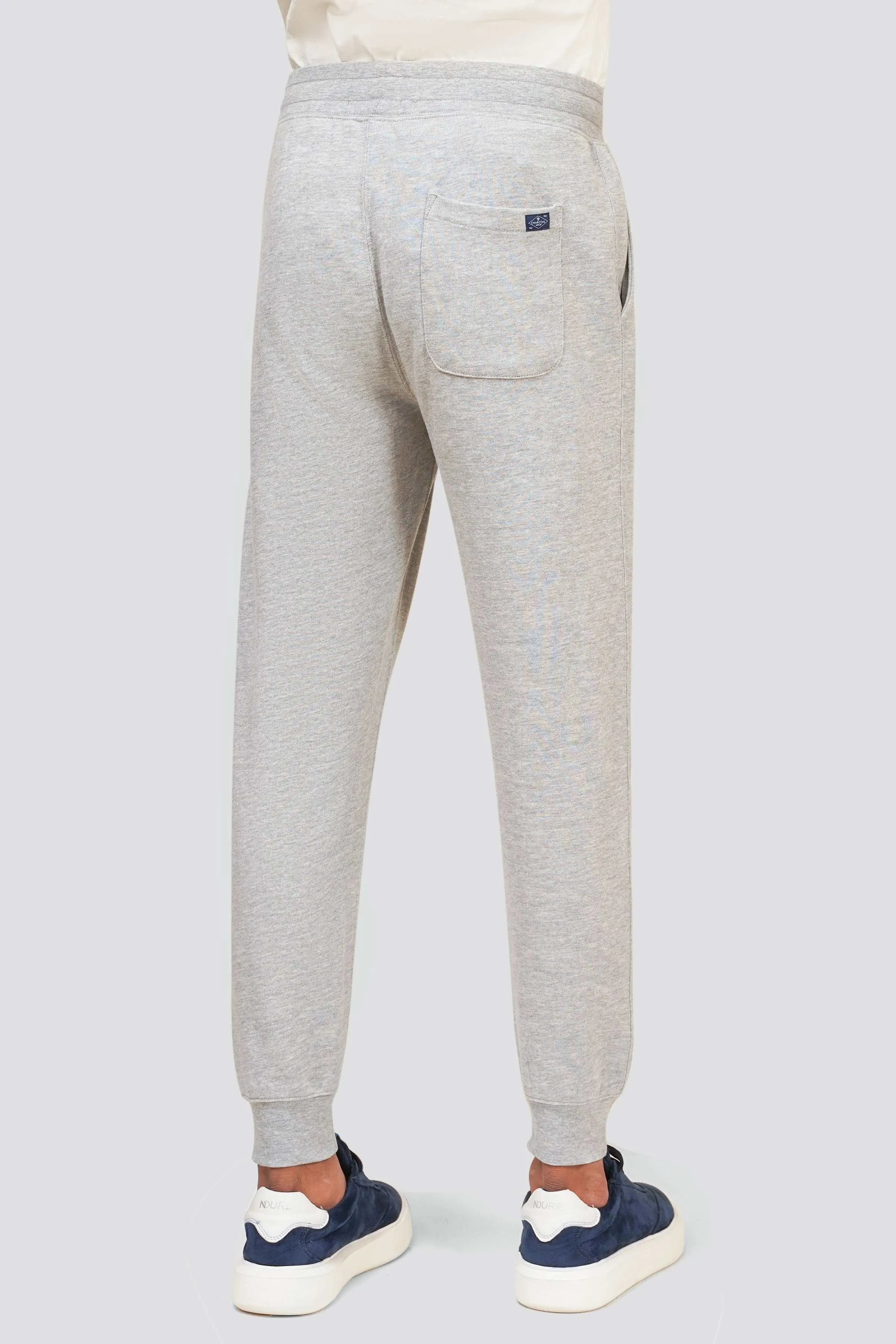 TERRY JOGGER TROUSER GREY MELANGE