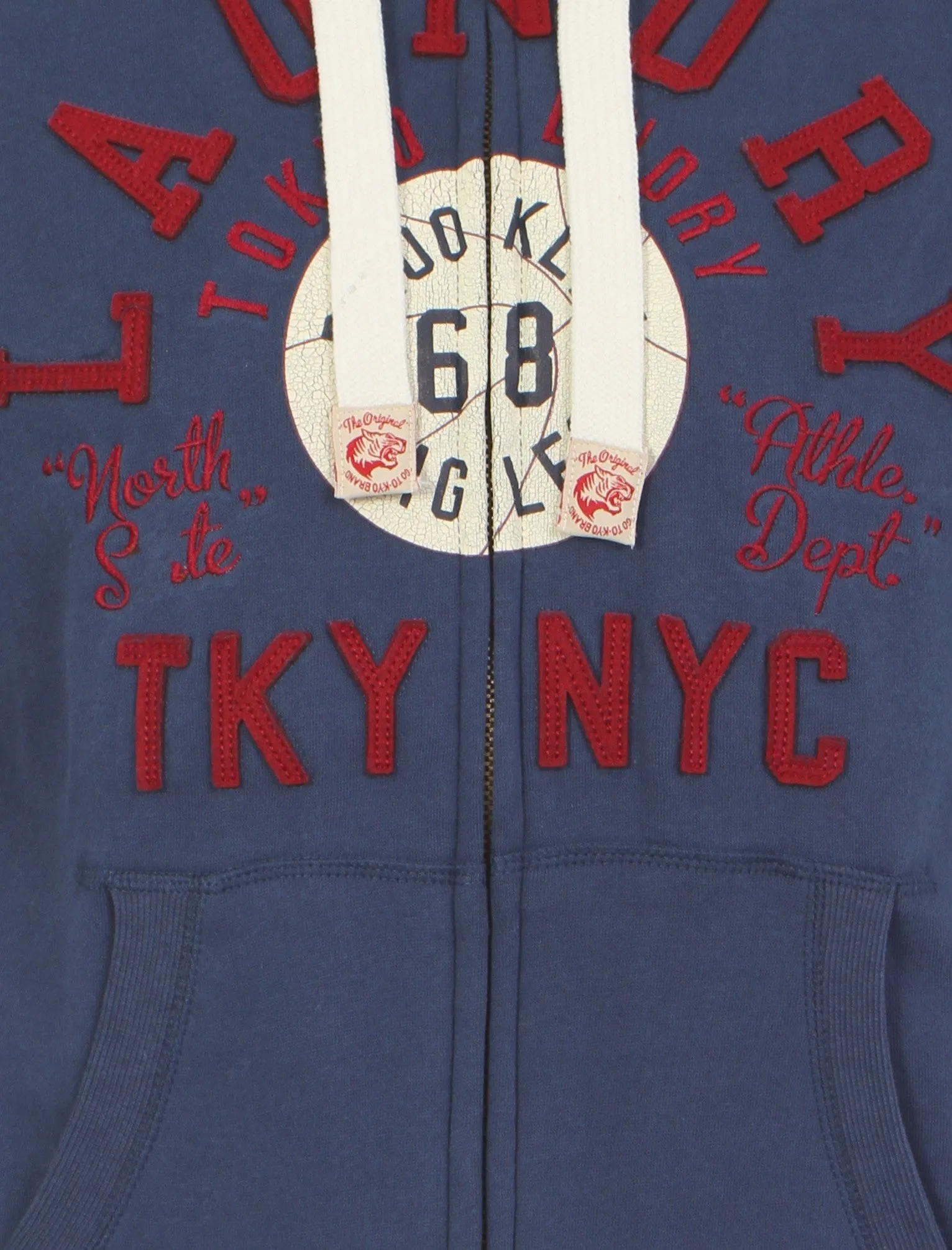 Tokyo Laundry Cottonwood blue hoodie