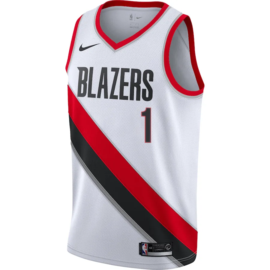 Trail Blazers Anfernee Simons Nike Swingman Association Jersey