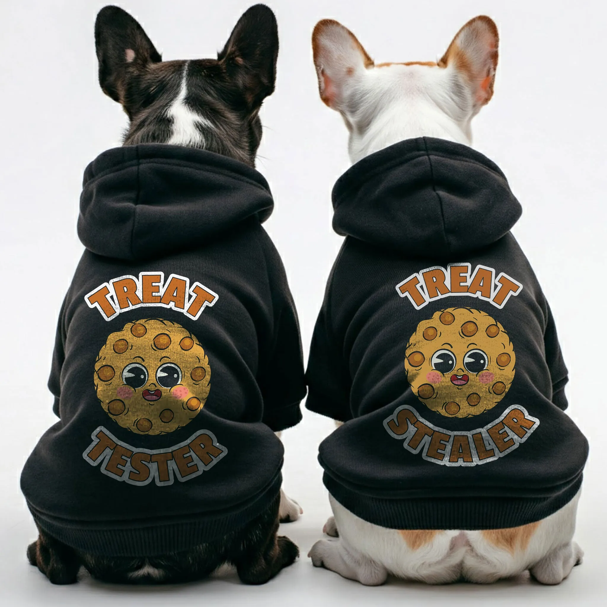 Treat tester and Treat stealer - Matching French Bulldog Hoodies – Stylish, Cozy & Personalized!