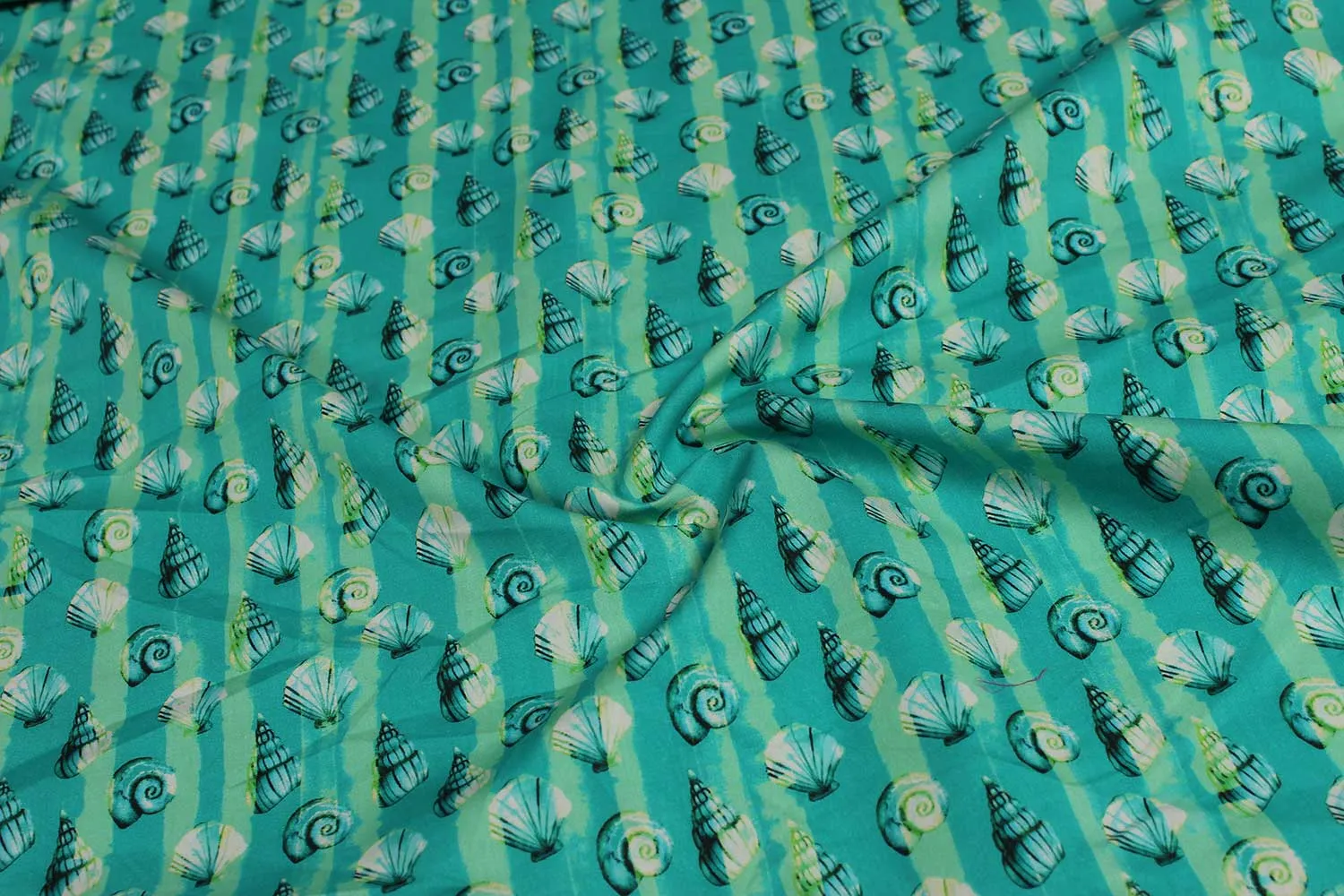 Turquise Blue Cotton Poplin Fabric