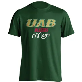 University of Alabama at Birmingham Blazers Mom Logo Short Sleeve T-Shirt