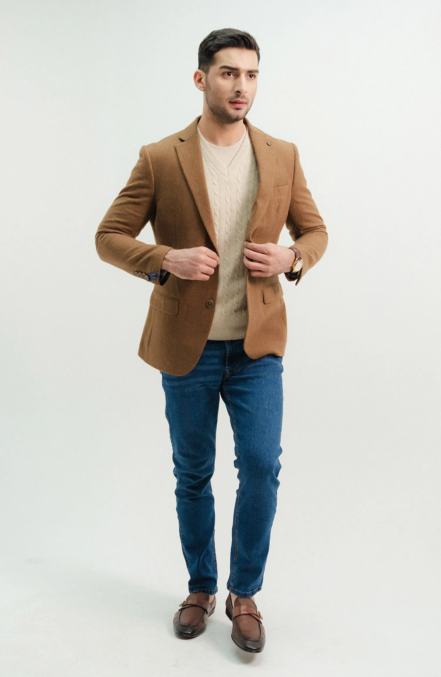 Wool Blend Blazer